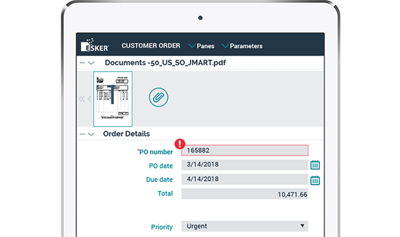 Esker's AI technology machine learning in action Esker's AI technology machine learning in action