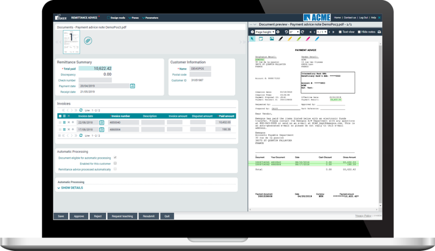 Allocate your cash with Esker accounts receivable solution Allocate your cash with Esker accounts receivable solution