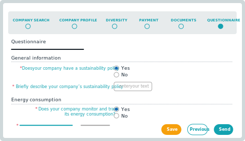 supplier evaluation illustration